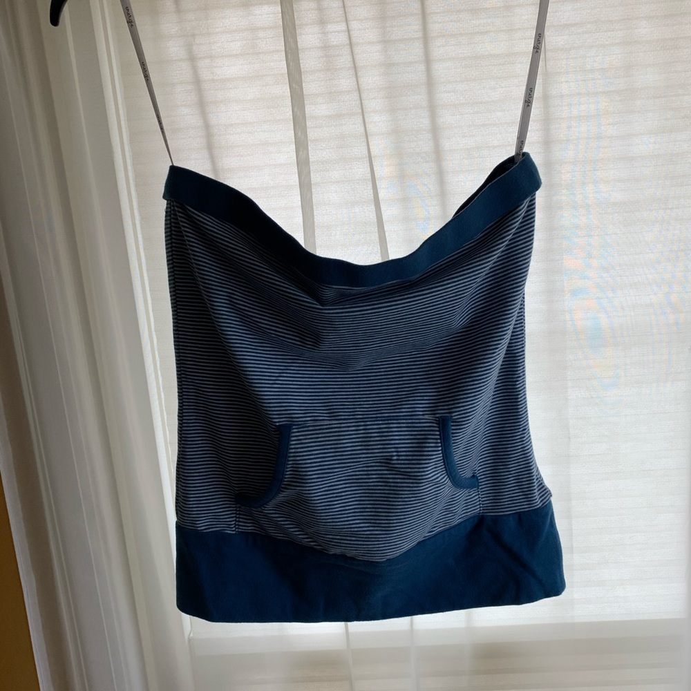🌼Energie Sleeveless Blue Top with Pocket Size M